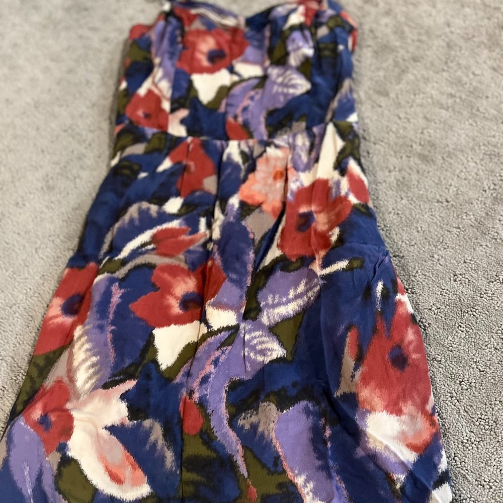 Anthropologie Moulinette Soeurs Silk Spaghetti Strap Slip Dress Size 2